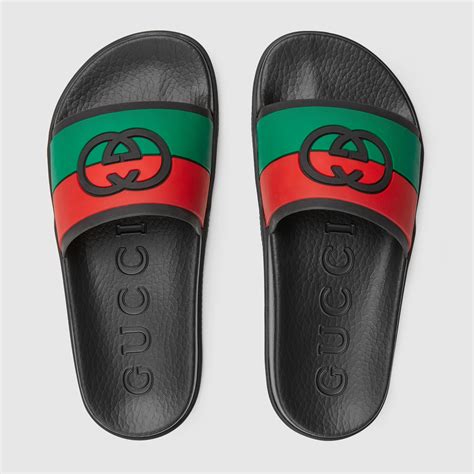 gucci slides size 9 women's|all black Gucci slides women's.